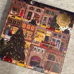 Galison Winter Lights Foil Puzzle, 500 Pieces, 20” x 20”